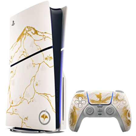 Sony Playstation 5 Slim Oyun Konsolu Ghost of Yotei Bundle(İthalatçı Garantili)