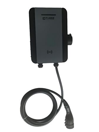 22kW Type2 5Mt Kablolu IP65 3 Faz Elektrikli Araç Şarj Cihazı
