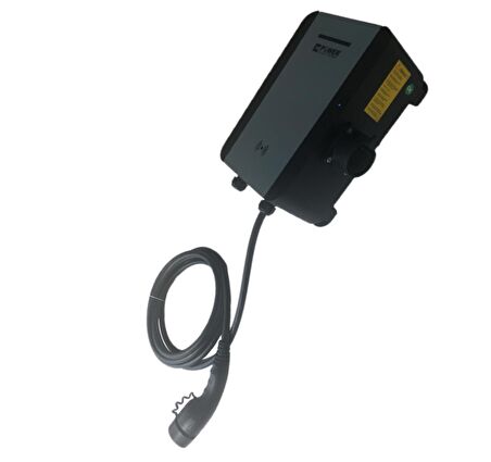 22kW Type2 5Mt Kablolu IP65 3 Faz Elektrikli Araç Şarj Cihazı