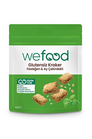 Wefood Fesleğenli Kraker 40 gr