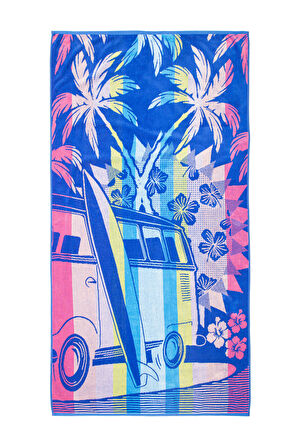 Özdilek Cannes Vintage Kadife Plaj Havlusu 86x162