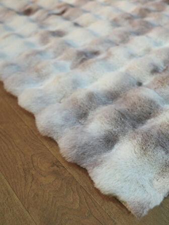 Rex Tavşanı Bubble Post Halı Multi Bej