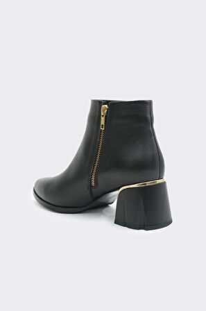 Klasik Topuklu Fermuarlı Kadın Bot