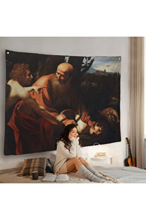 Caravaggio - Duvar Örtüsü - Sacrifice of Isaac-7121
