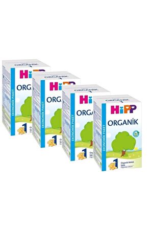 Hipp Organik 1 Bebek Sütü 600 gr 4 Adet