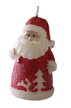 Can Yılbaşı  Noel Baba Mum 10 cm