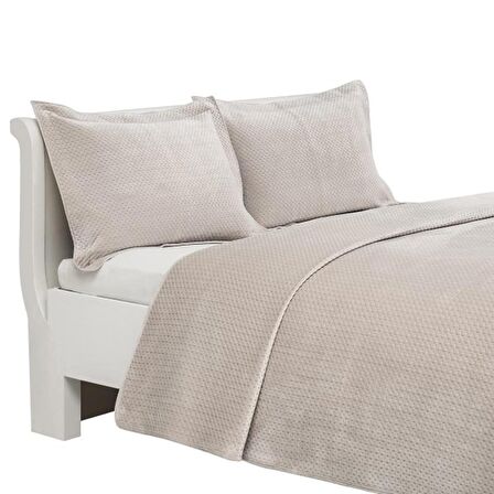 Linens Glace Tek Kişilik Yatak Örtüsü Bej