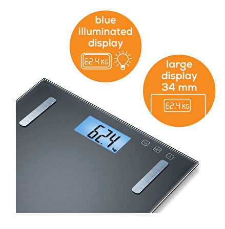  Beurer Bf 180 Diagnostic Bathroom Scale Analiz Tartısı