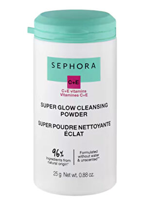 SEPHORA COLLECTION Super Glow Cleansing Powder - Vitamin C+E Yüz Temizleme Tozu