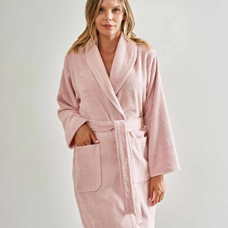 Linens Soft Pamuk Bornoz Pudra S