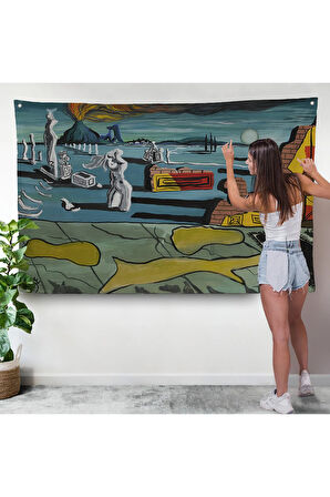 Salvador Dali - Venüs Rüyası Duvar Örtüsü - Dream of Venus-7125