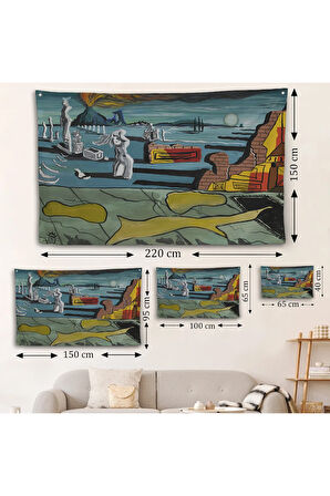 Salvador Dali - Venüs Rüyası Duvar Örtüsü - Dream of Venus-7125