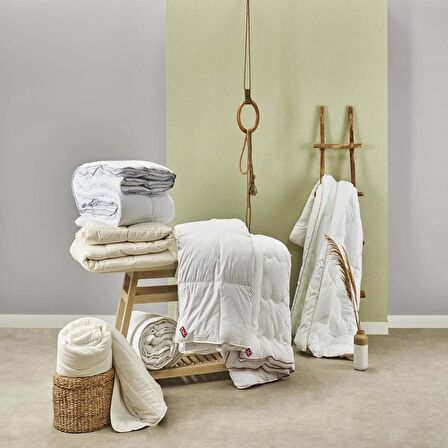 Taç Pure Cotton Pamuk Tek Kişilik Yorgan Beyaz