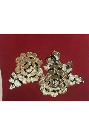 Parlak gül payetli özel tasarım günlük,alışveriş,plaj bez çanta