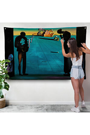 Salvador Dalı - L'Angelus Duvar Örtüsü-7126