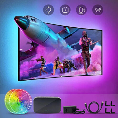 Smart Hue HDMI Sync Box & Ambiyans ledi