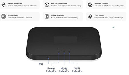 Smart Hue HDMI Sync Box & Ambiyans ledi