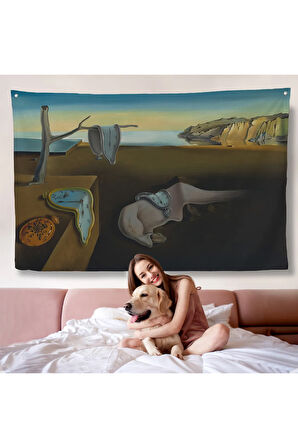 Salvador Dali - Belleğin Azmi Duvar Örtüsü - The Persistence of Memory-7128