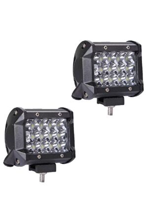 Off Road Led Bar Delici Beyaz Işık 12 Ledli 2 Adet - 1. Kalite 12 Volt