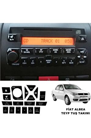 Fiat Albea Teyp Tuş Takımı Piano Black Tüm Kasalar
