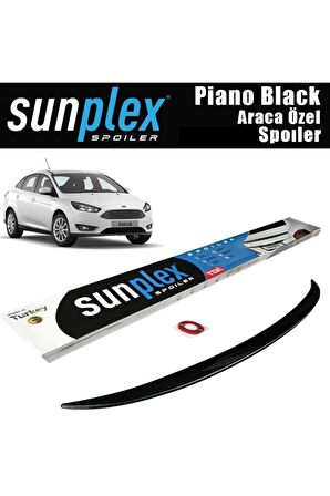 Focus 4 Uyumlu Bagaj Üstü Spoiler Sedan 2015-2018 Piano Black
