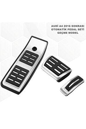 Audi A4 B9 Pedal Seti Otomatik Vites Geçme Model Metal 2016 Sonrası Kasalara Uyumlu 1.kalite-