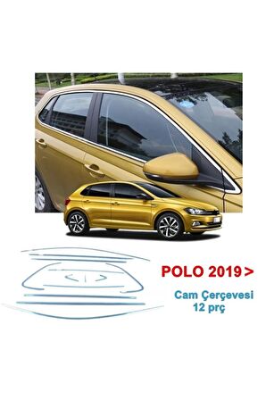 Vw Polo Cam Çerçevesi Nikelajı Komple 2019 Sonrası 12 Prç P.çelik