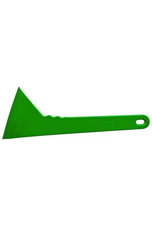 Uzun Saplı Ucu Eğik Ragle Arka Cam Filmi Çekme Aparatı Yeşil 33 Cm X 13 Cm
