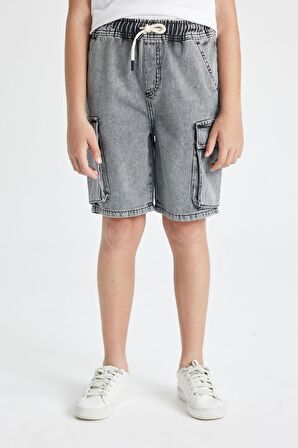 DeFacto Erkek Çocuk Jean Şort C0578A824HSNM18