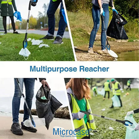 Microcase Çöp Şişe Atık Toplama Eşya Alma Aparatı - SİYAH AL5045