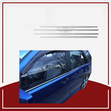 UNC  Fiat Tempra Tipo Cam Çıtası Paslanmaz Çelik