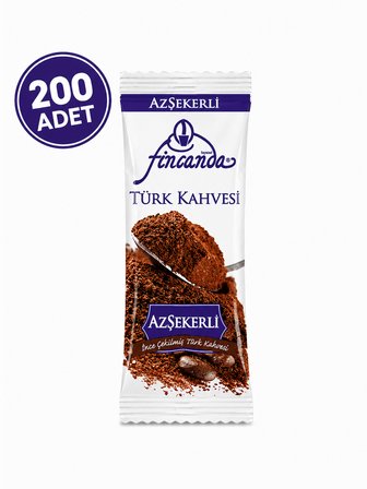 Okkalı Fincanda Tek Kullanımlık Türk Kahvesi Az Şekerli 200 Adet