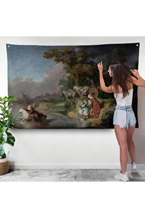 Rembrandt - Avrupalının Kaşırılışı Duvar Örtüsü - The Abduction of Europa-7138
