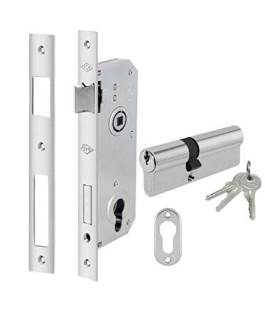 İto Ahşap-demir Kapı Kilitleri, 755/rk35 Silindirli, Barelli