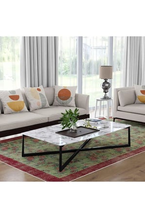 Kaymaz Taban Yıkanabilir Halı – Mutfak, Salon, Yatak Odası için Modern Dijital Baskı Halı (SLNHAL153