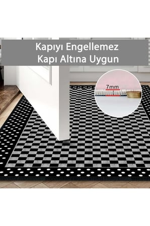 Banyo Paspası, Yumuşak Banyo Halısı, Kaymaz Dot Tabanlı, Yıkanabilir - 60x100