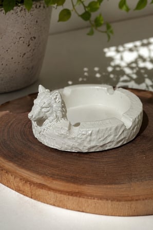 Sevgili Set, Çiftlere Özel, Dekoratif Küllük, İkili Küllük Seti, Kedi Figürlü Küllük, Kurt Figürlü Küllük, Modern Hediyelik Küllük, Ofis Dekorasyonu, Ev Hediyesi, El Yapımı Küllük, Biblo,Obje