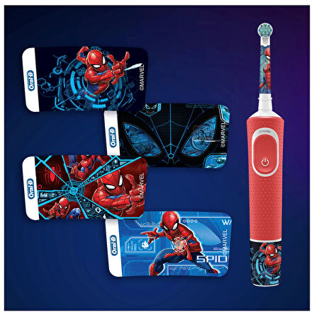 Oral-B D100 Vitality Spiderman Özel Seri Çocuklar İçin Şarj Edilebilir Diş Fırçası