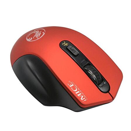 Valkyrie imice 2000dpi Kablosuz Sessiz Silent Mouse Kırmızı