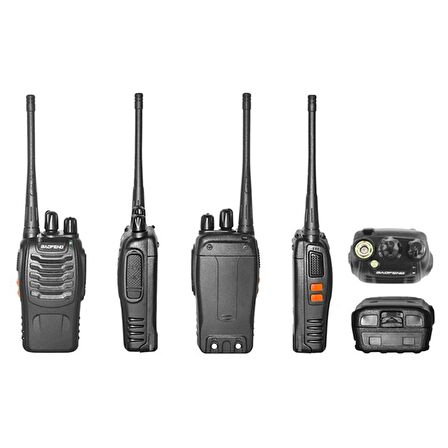 Valkyrie BF888S 5W VOX UHF/VHF CTCSS/DCS 2'li El Telsiz Seti