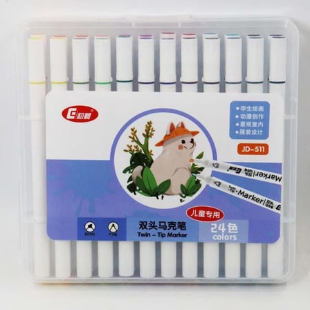 Valkyrie 24 Adet Slim Marker Kalem Seti