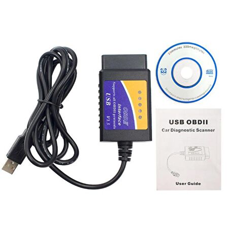 Valkyrie ELM327 USB V1.5 Araba Tarayıcı Arıza Tespit Cihazı OBD2