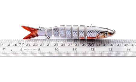 Valkyrie 8 Eklemli 3D Oynak Rapala 13.5gr Sahte Balık Yem Wobblers Swimbait Tuzlu ve Tatlı Su