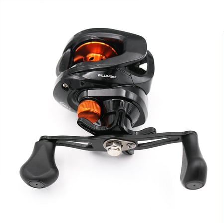 Valkyrie AS200 6.3.1 9 8kg Baitcasting Çıkrık Olta Motoru - Sol El - Carbon Body - Hızlı Sarım - 9 Kademe Manyetik Fren