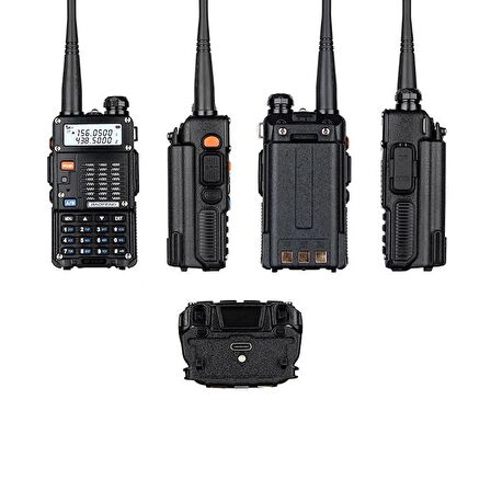 Valkyrie Baofeng BF-F8HP Dual Band 8 Watt Profesyonel El Telsizi - 3. Nesil UV-5R