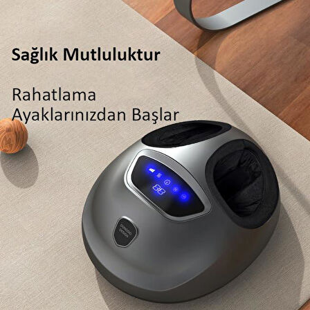 Valkyrie Isı Zaman Hava Basınç Ayarlı Ayak Masaj Aleti Shiatsu Foot Massager Kumandalı