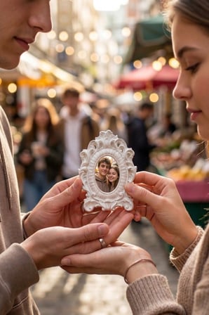 Dekoratif Çerçeve, Mini Çerçeve,Mini Fotğraf Magnet, Arkadaşa Hediye, Ev Süsü, Çok Amaçlı Kullanım, En Uygun Hediye