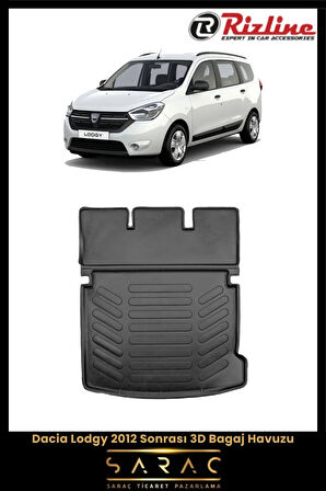 Rizline Dacia Lodgy 2019 Model 3D Bagaj Havuzu