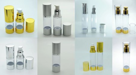 AİRLESS ŞİŞE (4 ADET) (TEKRAR DOLDURULABİLİR)15 ML-30 ML- 50 ML-100 ML BOŞ AİRLESS ŞİŞE
