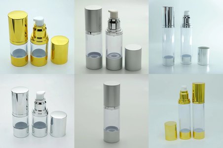 AİRLESS ŞİŞE (3 ADET) (TEKRAR DOLDURULABİLİR)15 ML-30 ML- 50 ML BOŞ AİRLESS ŞİŞE